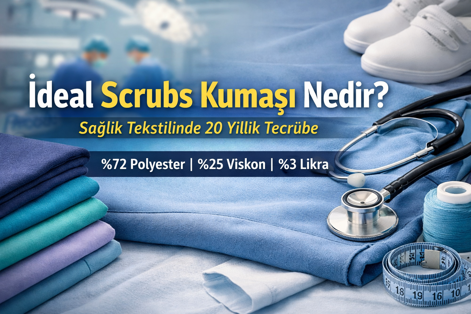 İdeal Scrubs Kumaşı Nedir? Çizgi Medikal’in 20 Yıllık Tecrübesiyle Değerlendirme