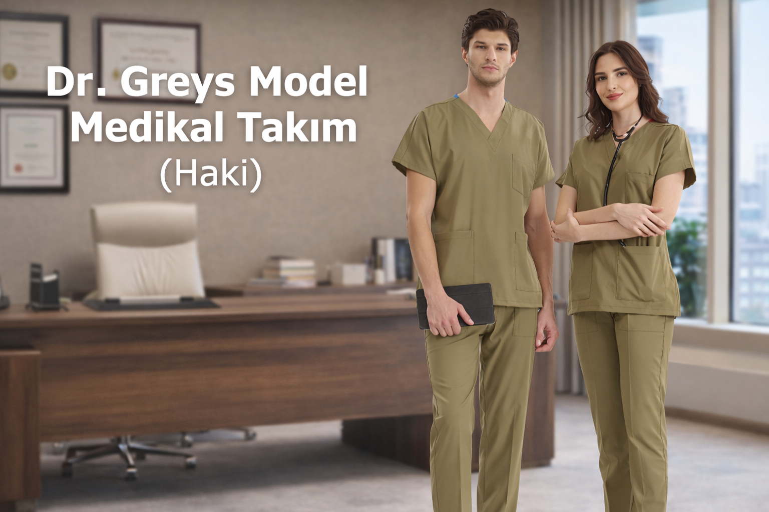 Haki Rengin Anlamı ve Haki Dr. Greys Medikal Scrubs Takım Özellikleri