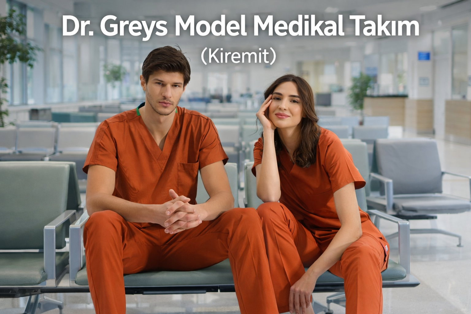 Terracotta Dr. Greys Medical Scrubs Set: The Warm Tone of Natural Strength and Trust