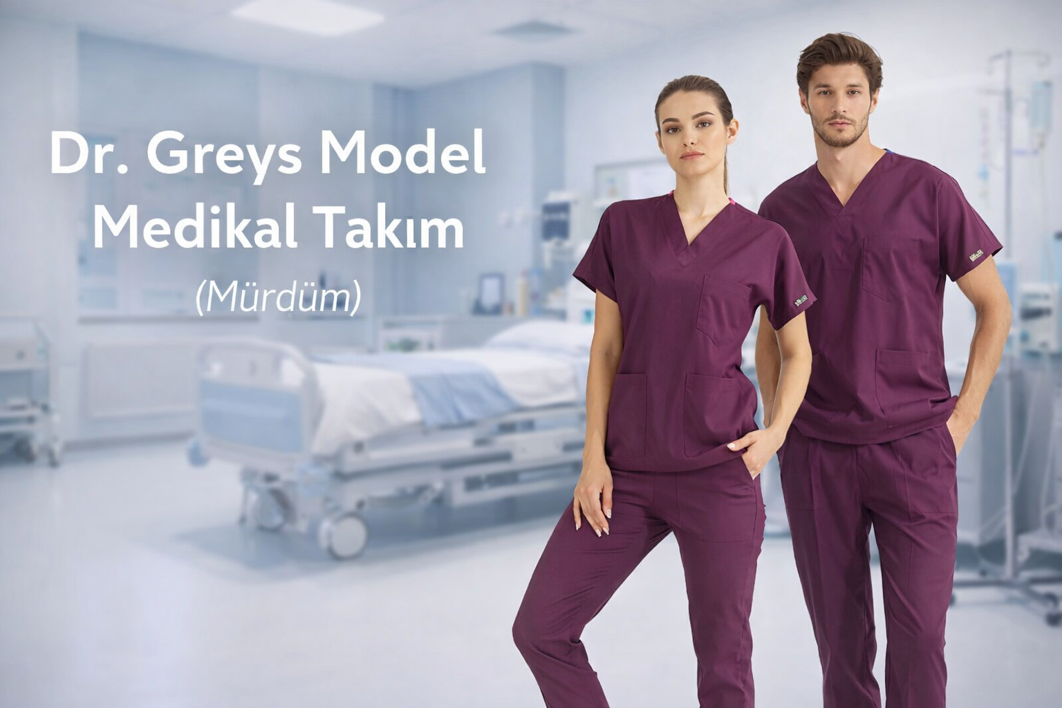The Meaning of the Plum Color and Features of the Plum Dr. Greys Medical Scrubs Set