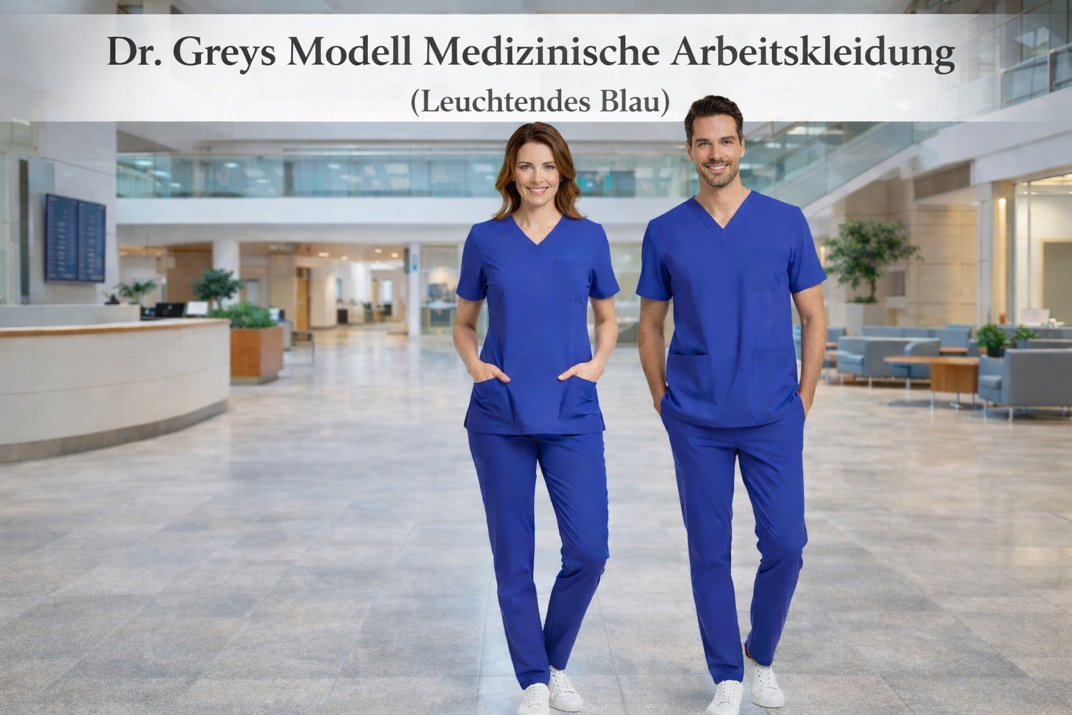 Die Bedeutung der Farbe Dazzling Blue und energetische Professionalität in der medizinischen Kleidung