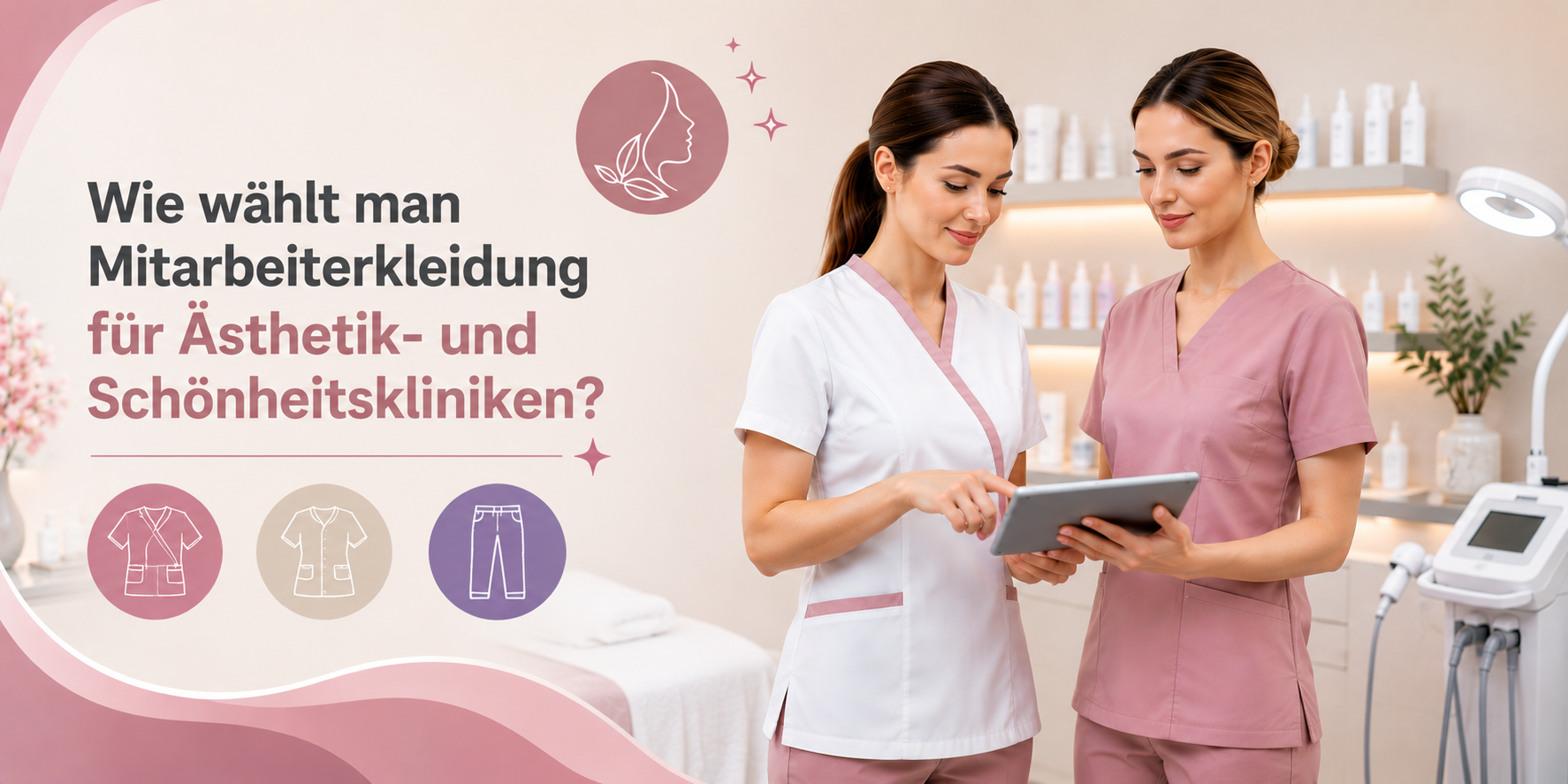 Wie wählt man die passende Berufskleidung für Mitarbeitende in ästhetischen und kosmetischen Kliniken?