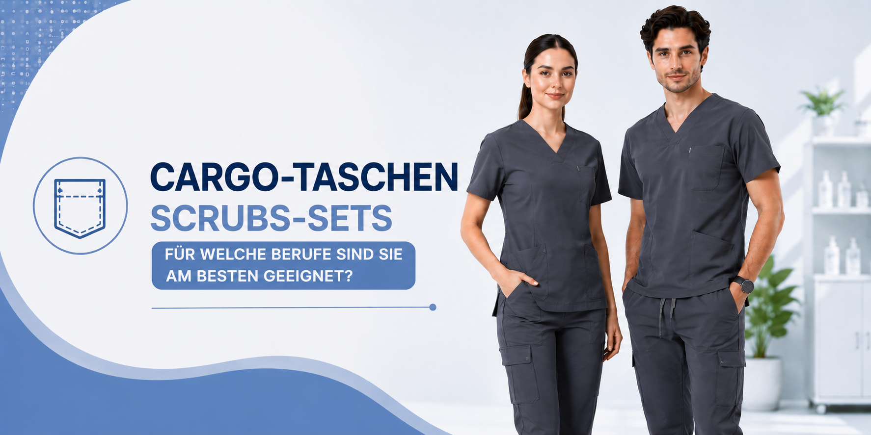 Für welche Berufe sind Scrub-Modelle mit Cargotaschen besonders geeignet?