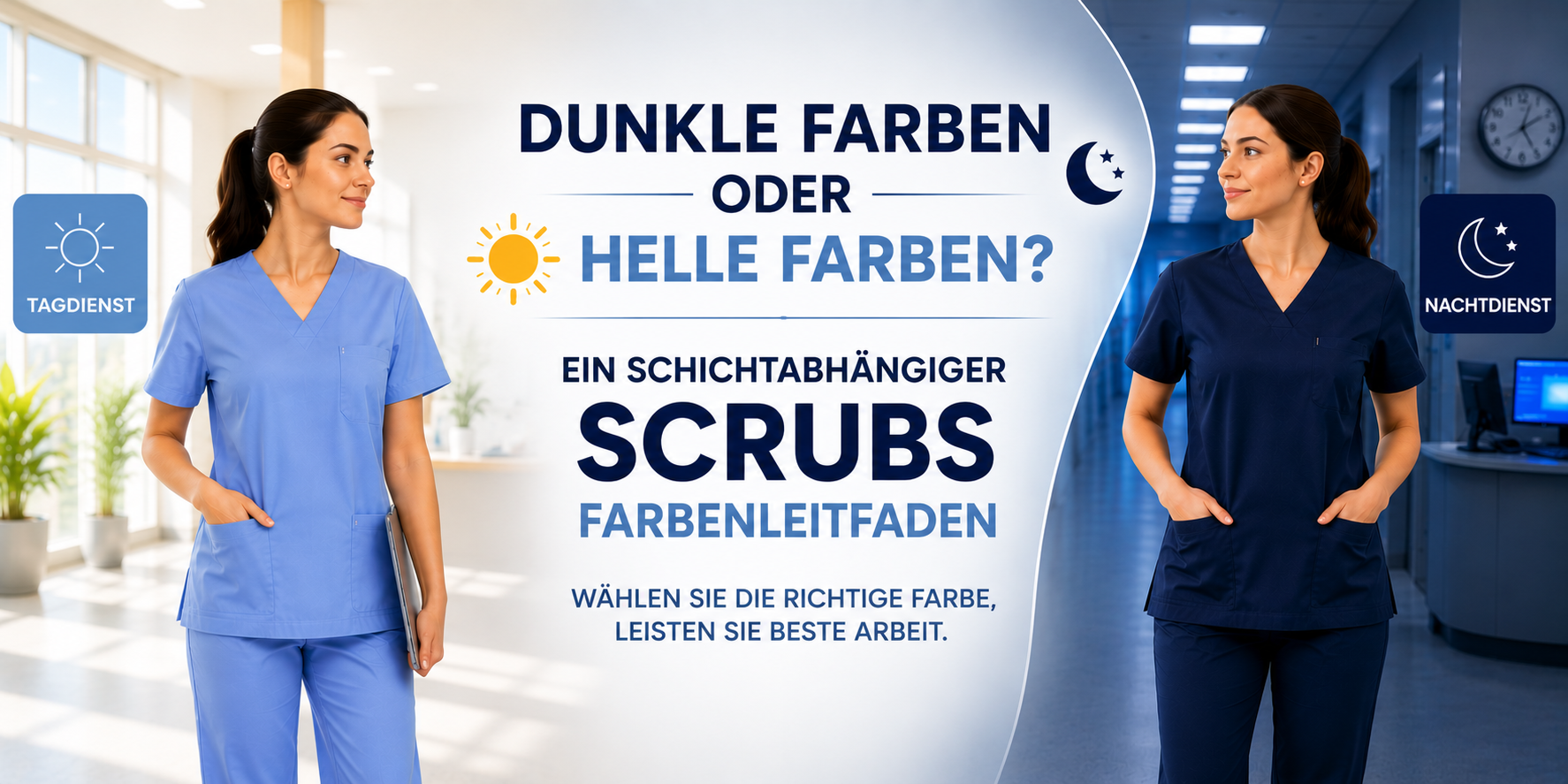 Dunkle Oder Helle Farben? Der Scrubs-Farbleitfaden Nach Schichtart