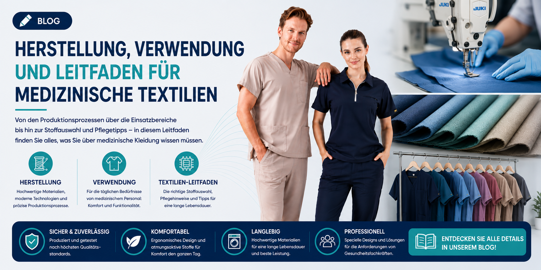Leitfaden für medizinische Berufsbekleidung, Nutzung und medizinische Textilien
