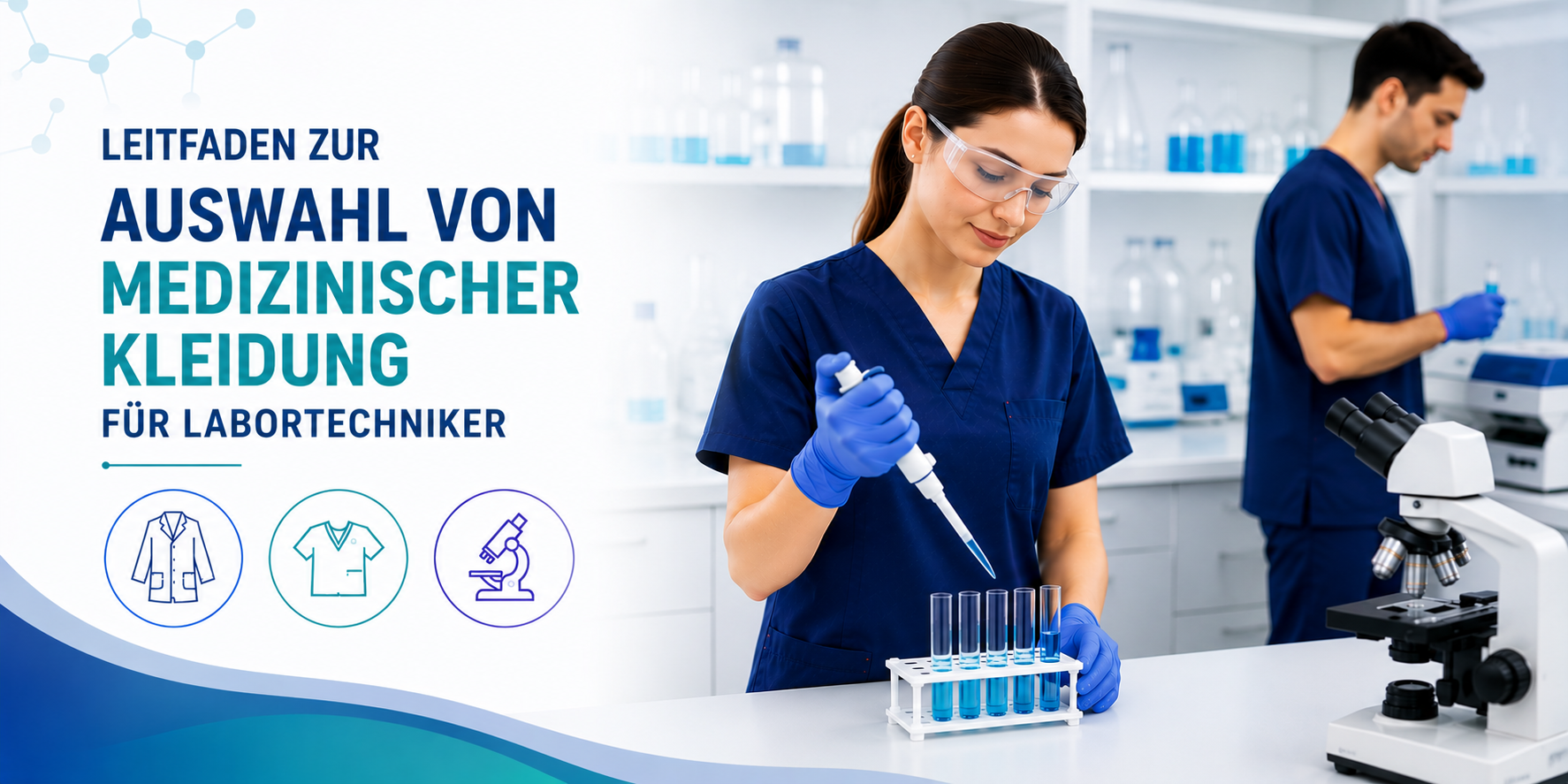 Leitfaden zur Auswahl medizinischer Berufskleidung für Labortechniker