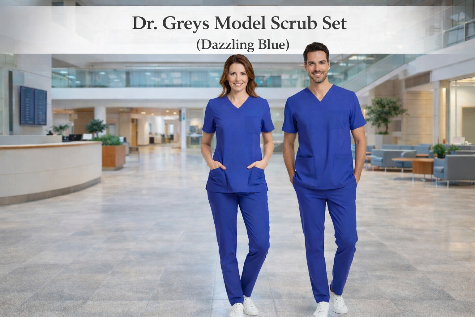 The Meaning of Dazzling Blue and Energetic Professionalism in Medical Wear