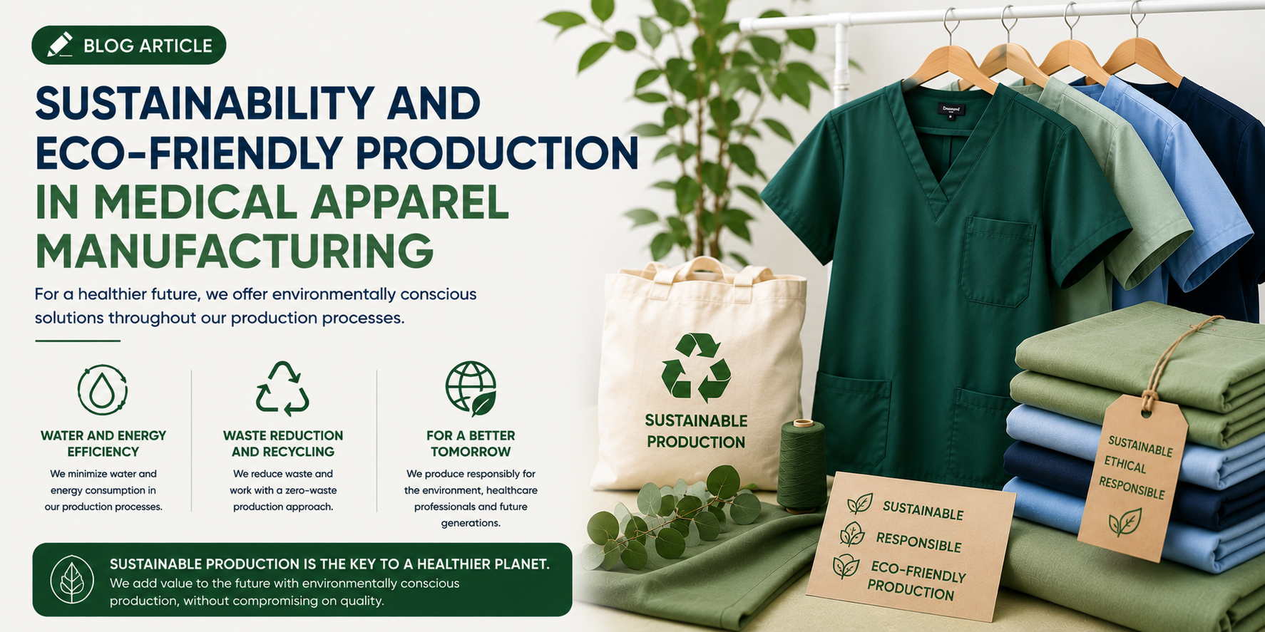 Sustainability and Eco-Friendly Manufacturing in Medical Apparel Production