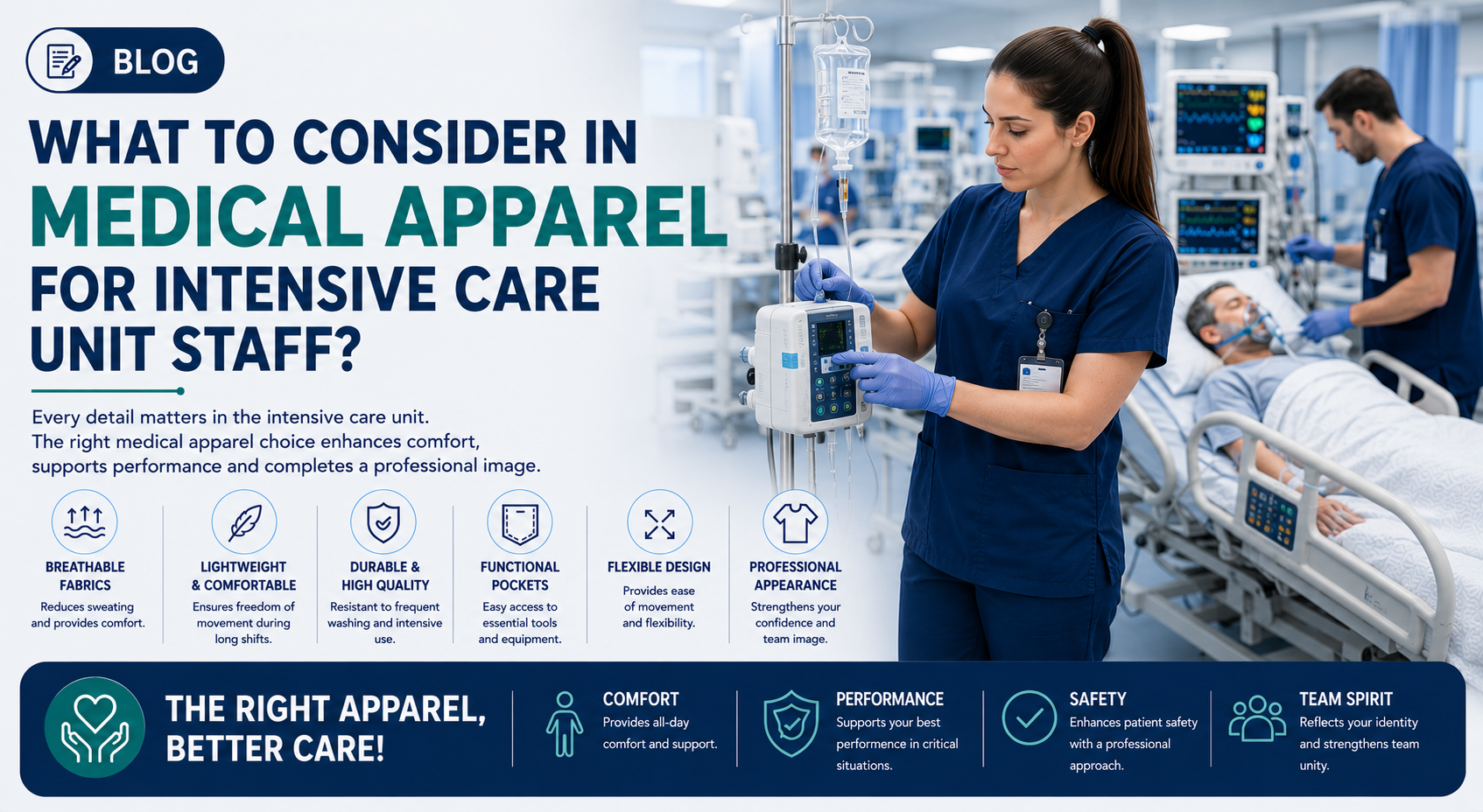 What Should Be Considered When Choosing Medical Apparel for Intensive Care Unit Personnel?