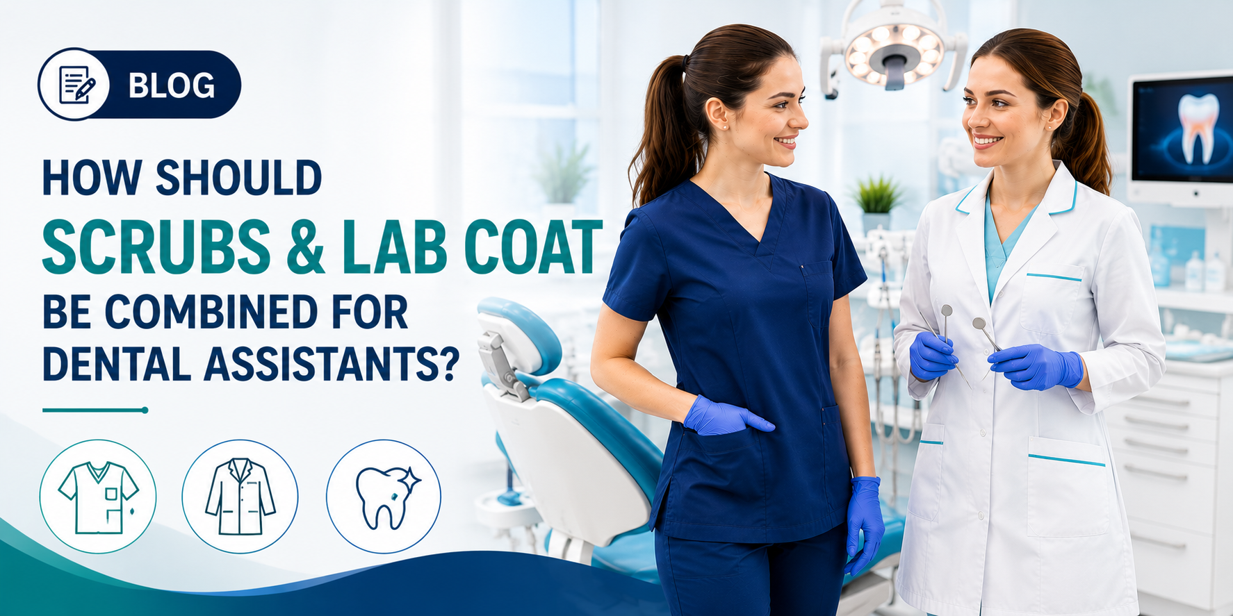 How Should Dental Assistants Combine Scrubs and Lab Coats?