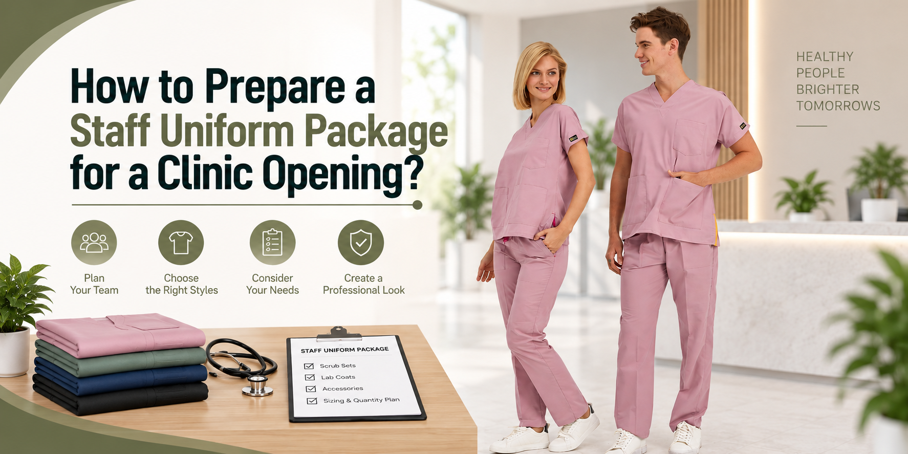 How to Prepare a Staff Uniform Package for a New Clinic Opening?