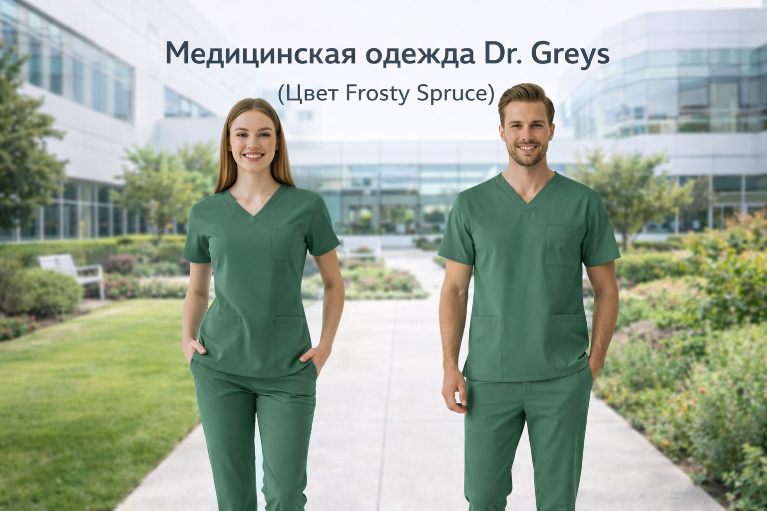 Значение цвета Frosty Spruce и свежесть в медицинской одежде