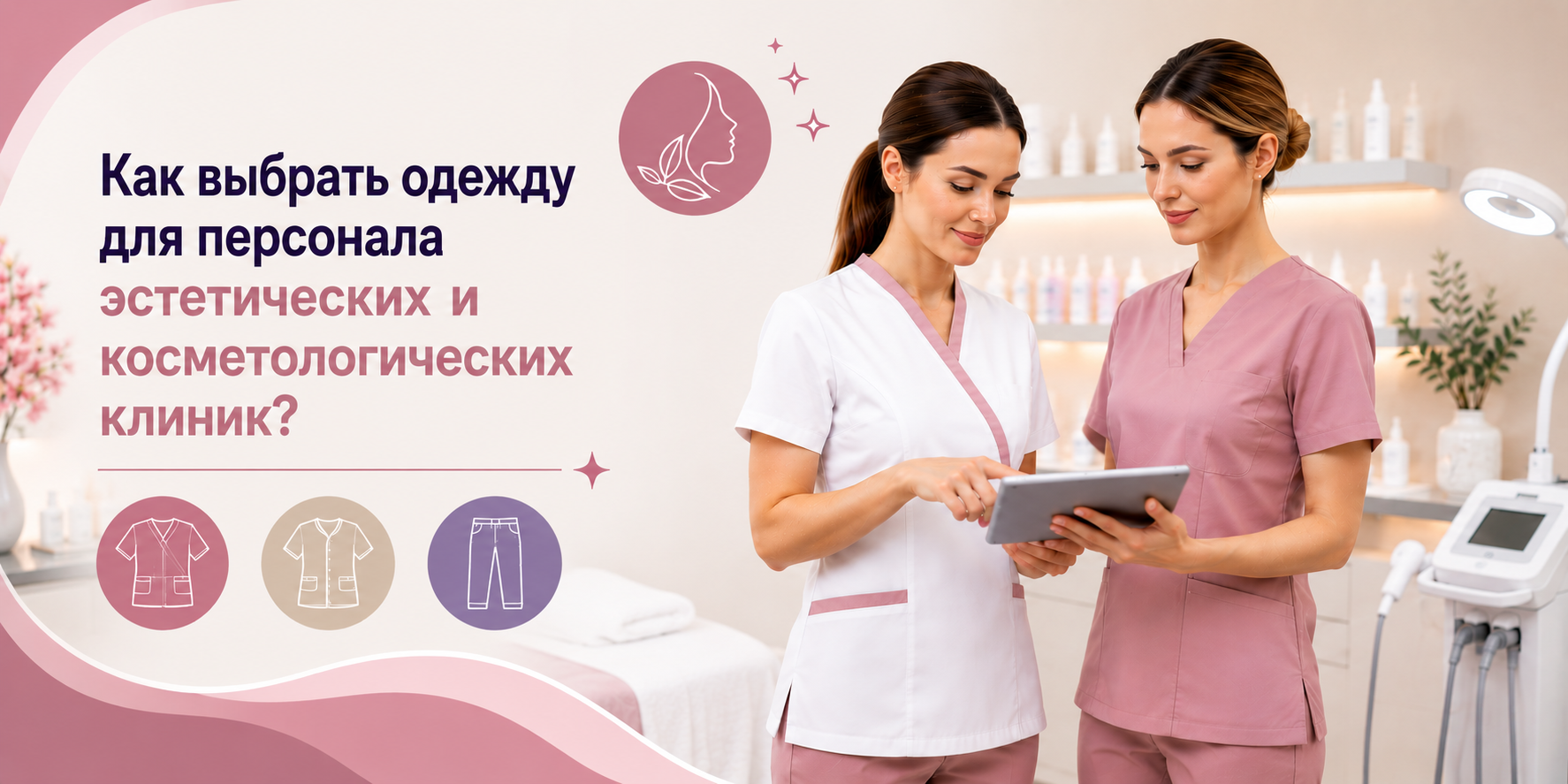 Как выбрать форму для персонала эстетических клиник и центров красоты?