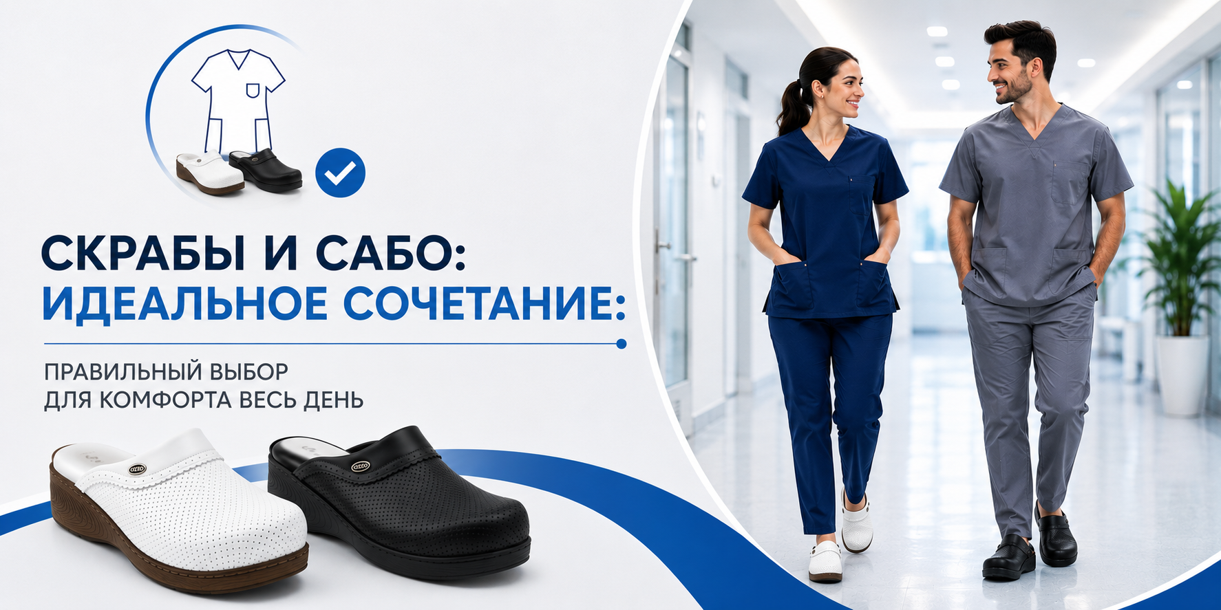 Scrubs и Медицинские Сабо: Правильное Сочетание Для Комфорта В Течение Всего Дня