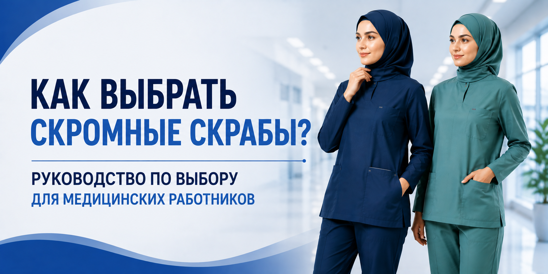 Как выбрать медицинские скрабы для женщин в хиджабе? Руководство для медицинских работников