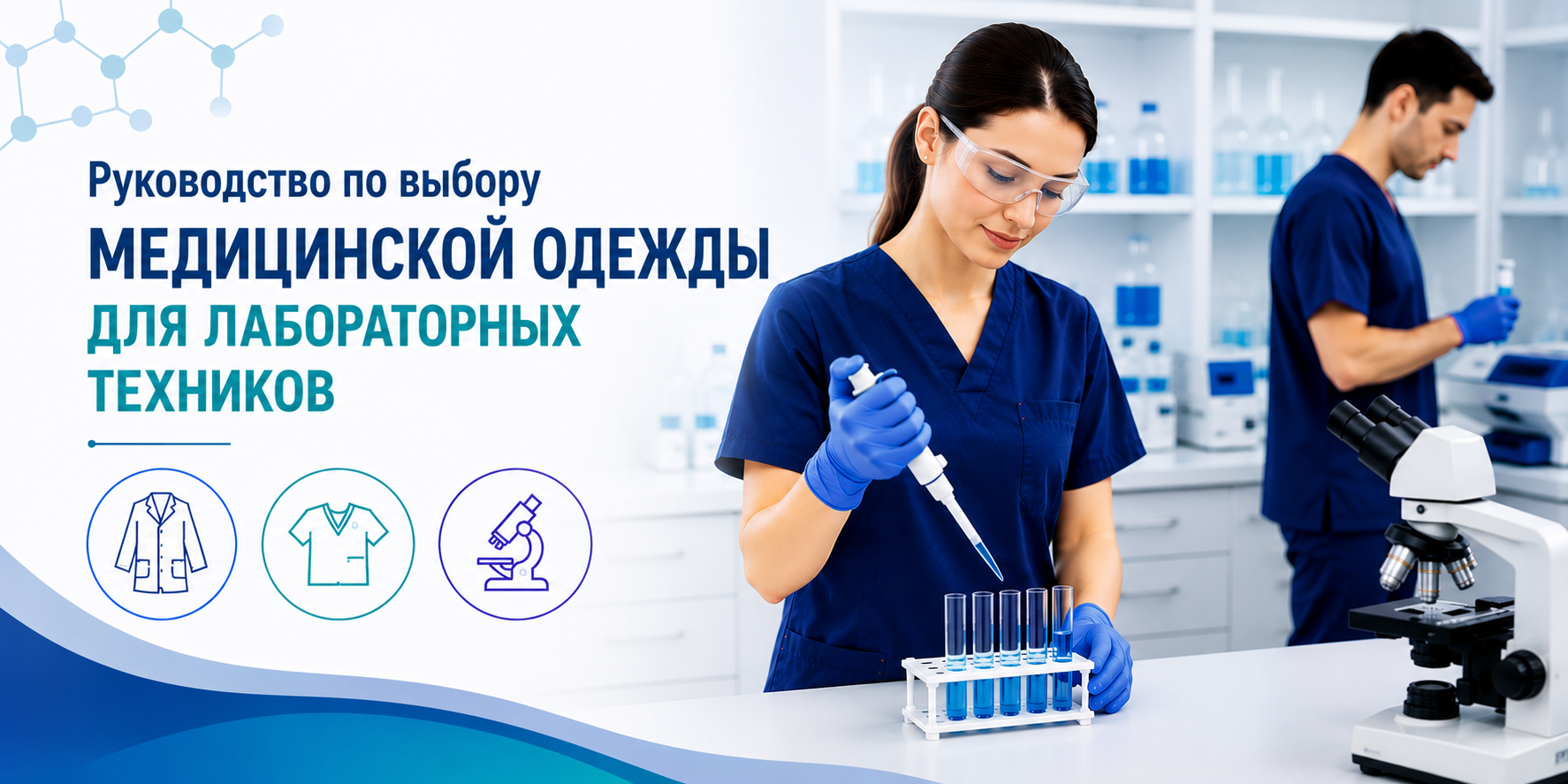 Руководство по выбору медицинской одежды для лабораторных техников
