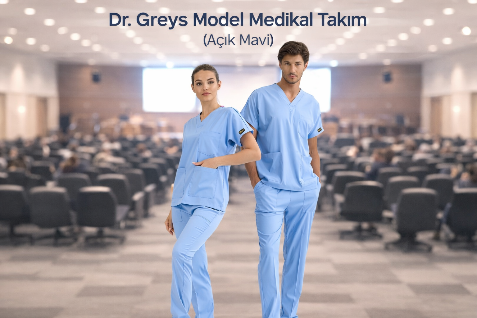 Açık Mavi Scrubs: Sakinlik, Güven ve Profesyonelliğin Rengi