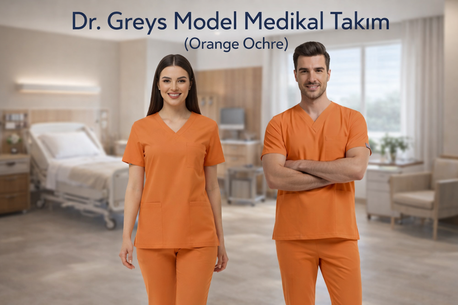 Orange Ochre Rengin Anlamı ve Medikal Giyimde Sıcak Doğallık