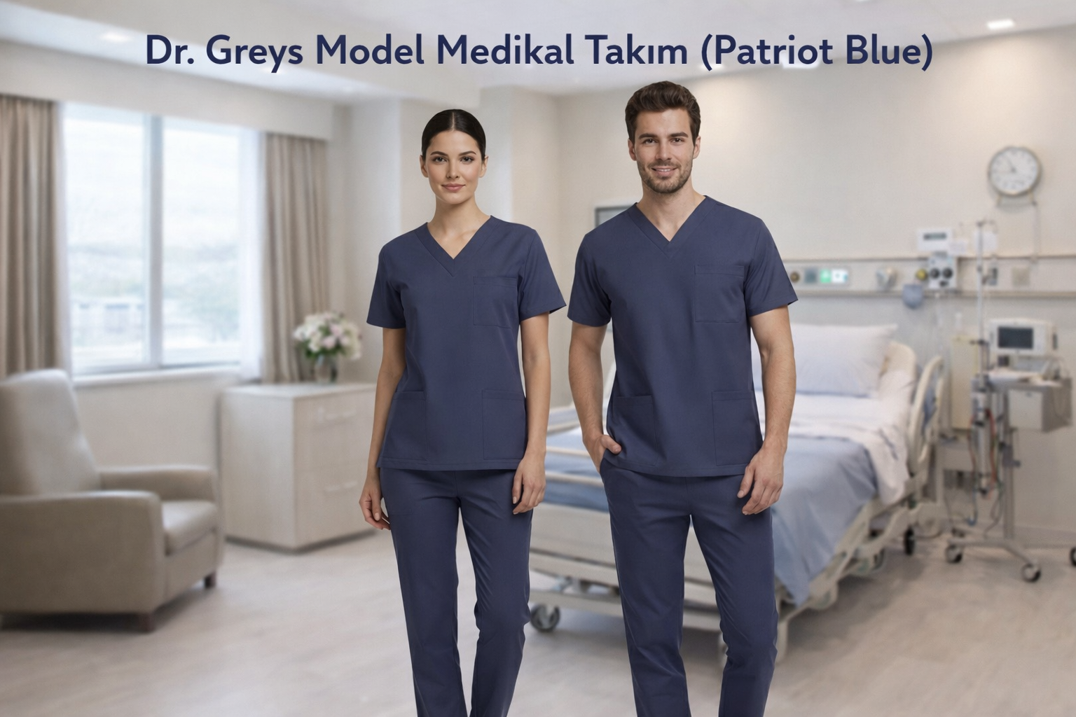 Patriot Blue Scrubs: Güven, Ciddiyet ve Profesyonelliğin Rengi 