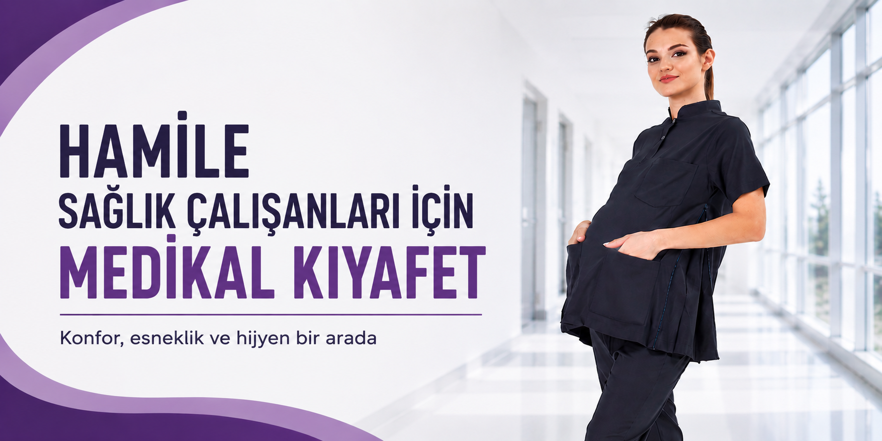Hamile Sağlık Çalışanları İçin Medikal Kıyafet