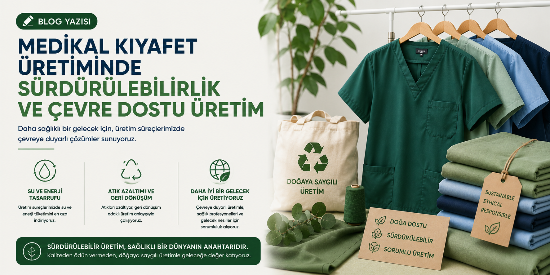 Medikal Kıyafet Üretiminde Sürdürülebilirlik ve Çevre Dostu Üretim
