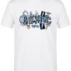 Orthopedic Printed Short Sleeve White T-Shirt (100% Cotton Jersey Fabric)