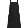 Design Your Own Black Neck-Strap Kitchen Apron with 2 Pockets
