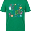 Vet Tech Bedrucktes Kurzarm T-Shirt in Brasilgrün (100% Baumwoll-Jersey)