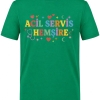Notaufnahme-Krankenschwester Bedrucktes Kurzarm T-Shirt in Brasilgrün (100% Baumwoll-Jersey)