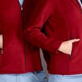 Burgundy Hospital Fleece Jacket