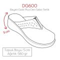Women's Lather Gold Plus Sabo Slipper
