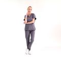 Lead Gray Jogger Lux Lycra Greys Suit