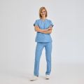 Açık Mavi Dr Greys Terikoton Takım (İnce Kumaş)