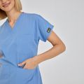 Parliament Blue Dr Greys Tericoton Suit (Thin Fabric)