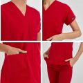 Red Dr Greys Tericoton Suit (Thin Fabric)