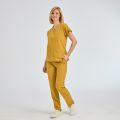 Mustard Dr Greys Tericoton Suit (Thin Fabric)