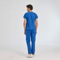 Sax Blue Dr Greys Tericoton Suit (Thin Fabric)