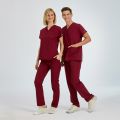 Bordo Dr Greys Terikoton Takım (İnce Kumaş)