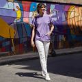 Lilac Basic Lux Lycra Suit