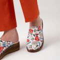 VivaColor Patterned Women's Sabo Slippers
