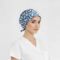 Molekül Ağı Desenli Bone (Cotton Likra Kumaş)