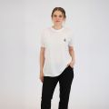 White Çizgi Combed Cotton T-Shirt