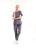 Свинцовый Медицинский Костюм Jogger для Врачей и Медсестер Ткань Люкс Лайкра