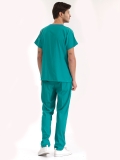 Surgical Green Dr. Greys Doctor Nurse Medical Scrubs Set Luxury Lycra Fabric