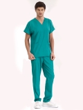 Ameliyathane Yeşili Dr. Greys Doktor Hemşire Medikal Scrubs Takım Lüks Likralı Kumaş