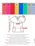Duman Grisi Dr. Greys Doktor Hemşire Medikal Scrubs Takım Terikoton Kumaş