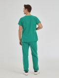 Ameliyathane Yeşili Dr. Greys Doktor Hemşire Medikal Scrubs Takım Terikoton Kumaş
