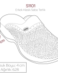 White Men's Doctor Nurse Medical Classic Perforated Clogs