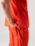 Bitter Orange Dr. Greys Doctor Nurse Medical Scrubs Set Best Lycra Fabric