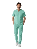 Bermuda Dr. Greys Doktor Hemşire Medikal Scrubs Takım Lüks Likralı Kumaş